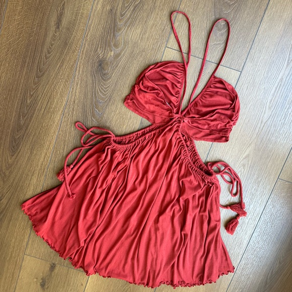 Free People Burnt Red Dress - Picture 11 of 13